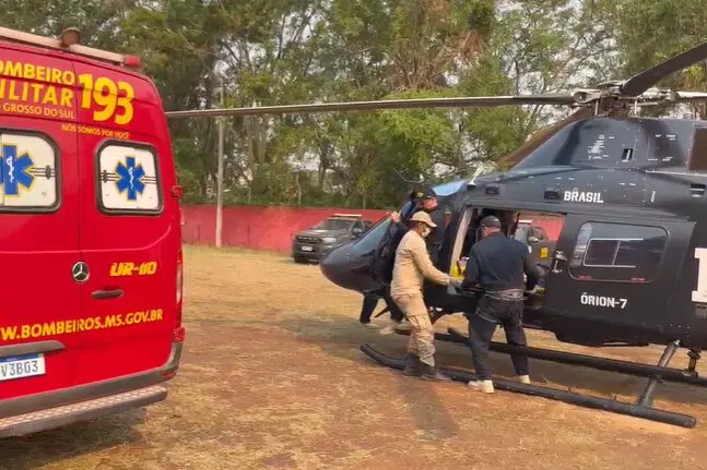 Um amigo de Mauro foi socorrido em estado grave