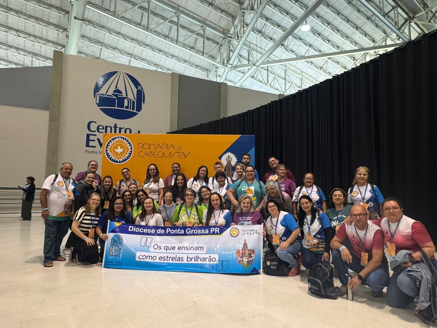 A Diocese de Ponta Grossa esteve representada na primeira Romaria Nacional de Catequistas.