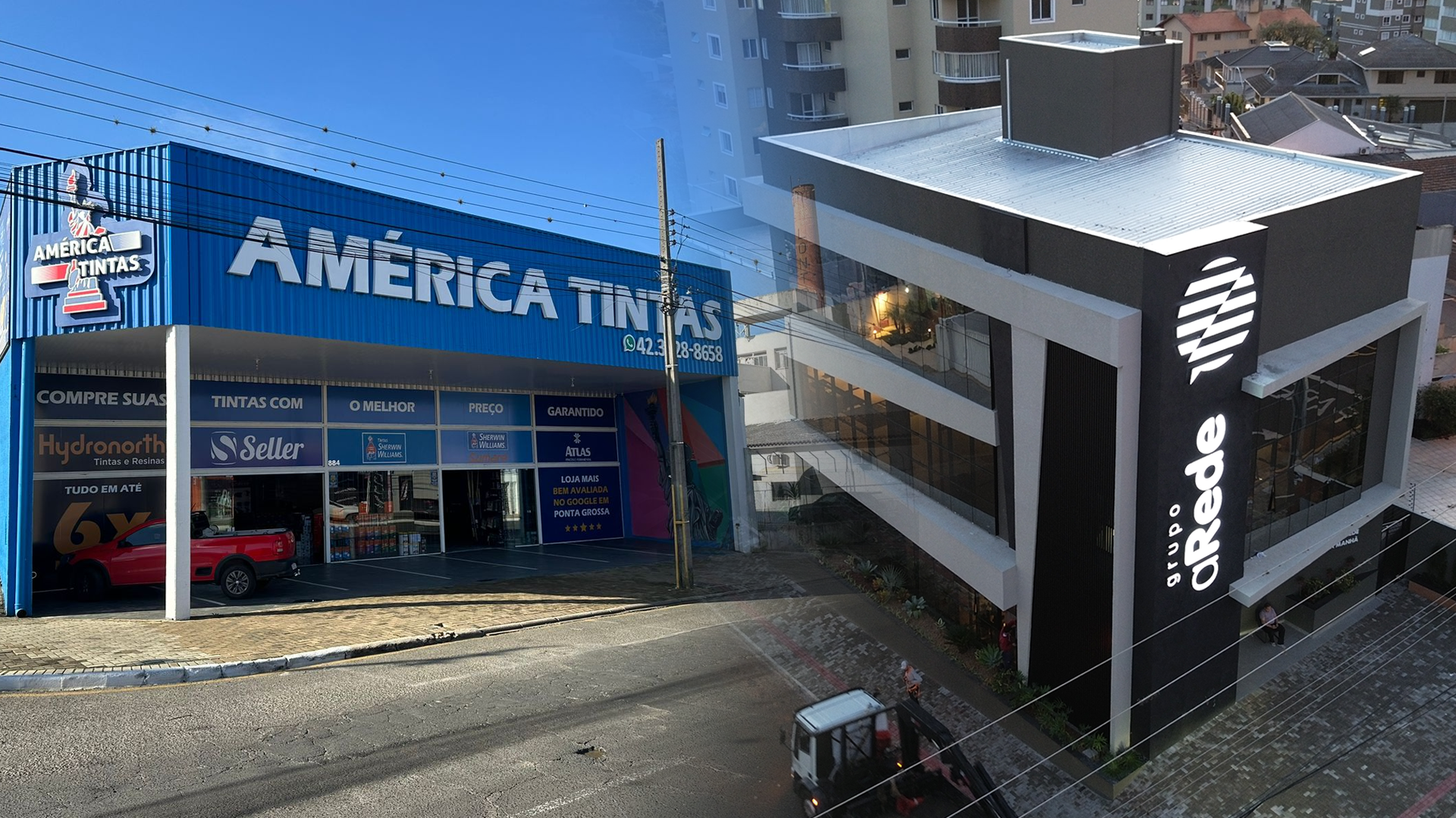 Nova sede do Grupo aRede utiliza produtos comercializados pela América Tintas na parte interna