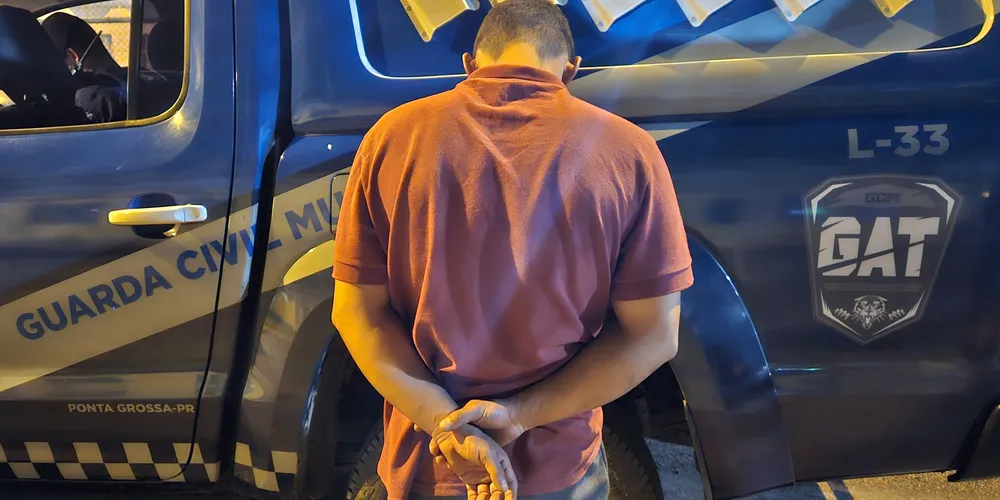 Homem foi abordado pela Guarda Civil Municipal