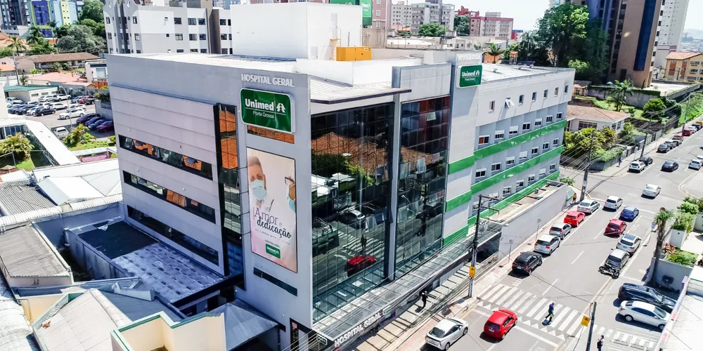 Hospital Geral Unimed, na região central de Ponta Grossa