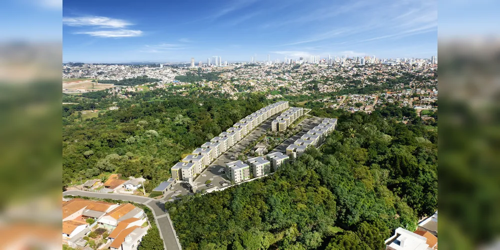 Novo projeto da construtora, o ‘Ideal.E’ será construído junto a uma grande área de preservação, no bairro de Uvaranas