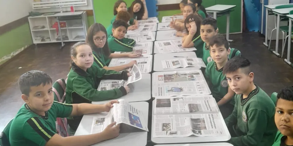 Impresso do Grupo aRede contribiu em estudo na sala de aula