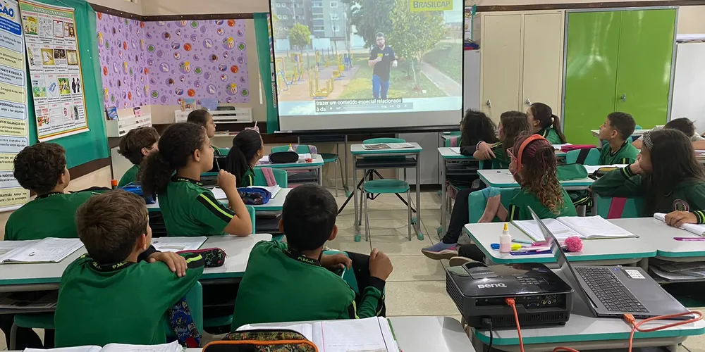 Tópicos ambientais e sustentáveis contribuíram com alunos em sala