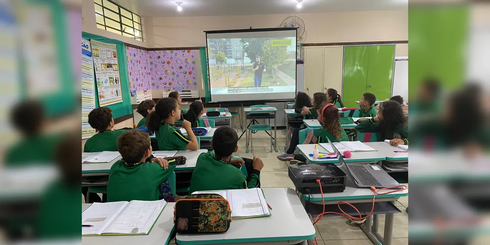 Tópicos ambientais e sustentáveis contribuíram com alunos em sala