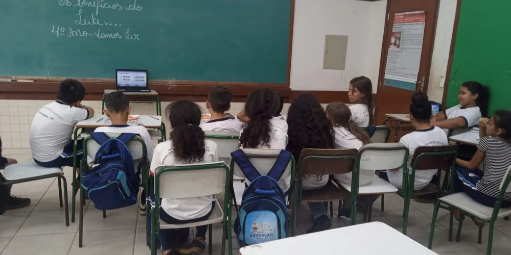 Educandos entenderam a importância desta bebida completa