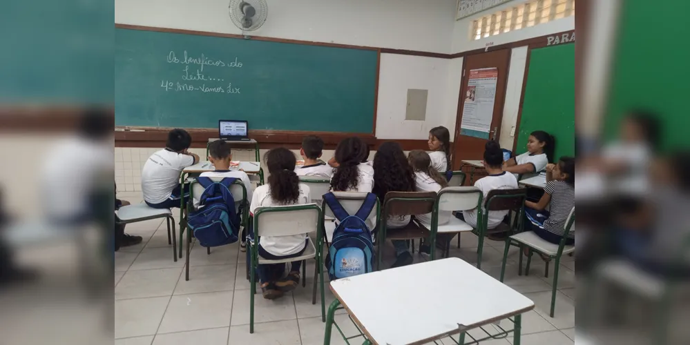 Educandos entenderam a importância desta bebida completa