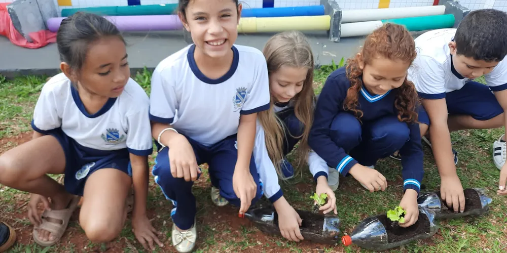 Educandos puderam realizar momentos importantes de conscientização ambiental