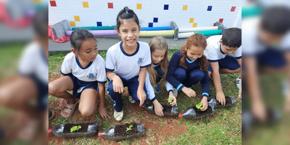 Educandos puderam realizar momentos importantes de conscientização ambiental