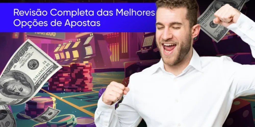 Layout intuitivo permite que os usuários naveguem facilmente entre diferentes categorias de apostas