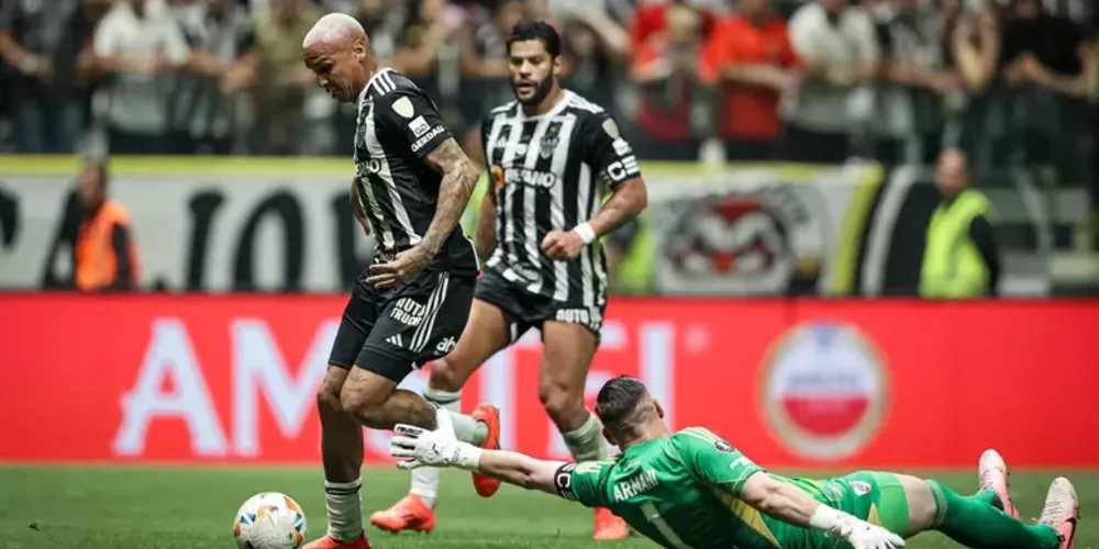 O clube mineiro fez 3 a 0 no jogo de ida