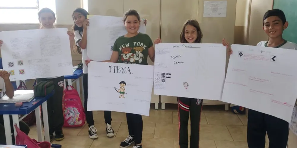 Estudantes puderam entender mais sobre a cultura nativa brasileira