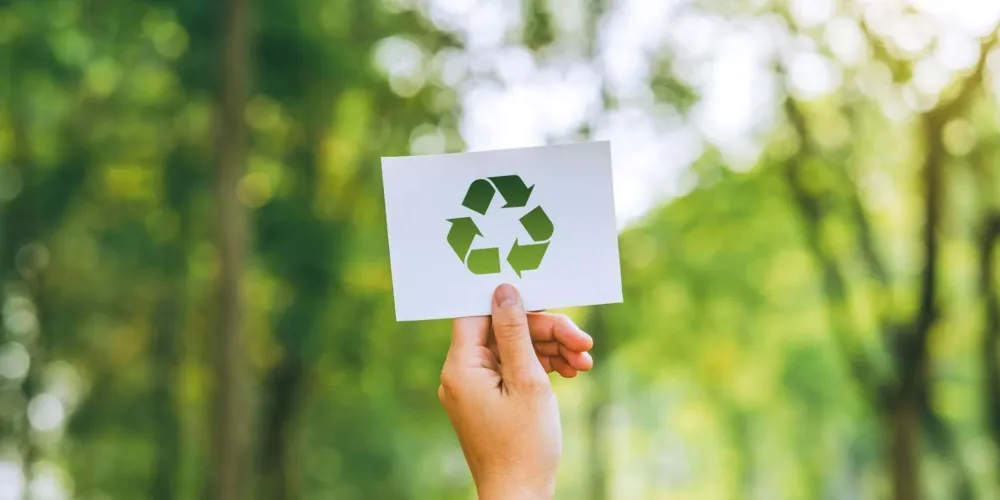 A videoaula apresenta de forma clara e acessível à necessidade da utilização de materiais renováveis e recicláveis