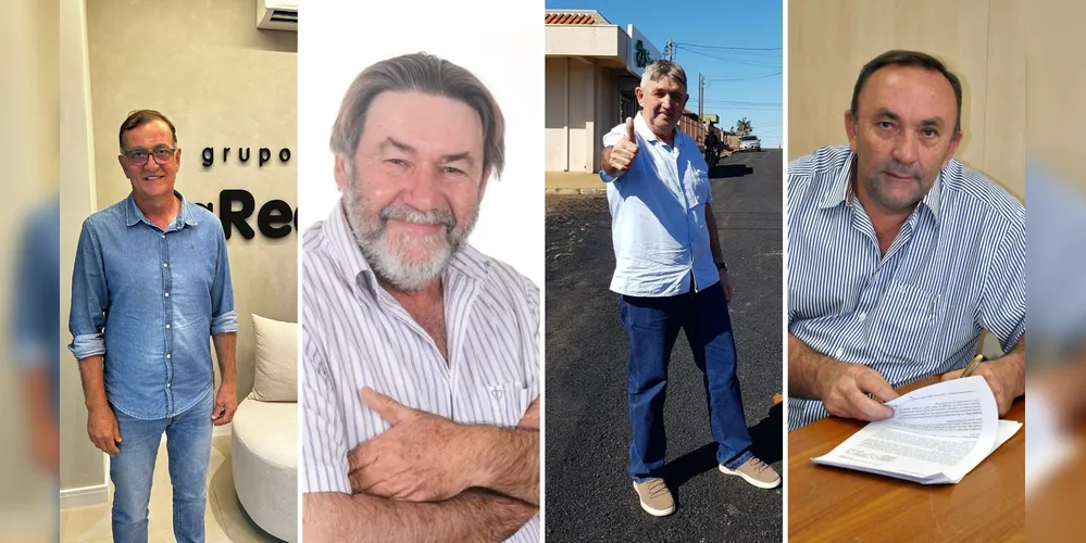 Rildo Leonardi (MDB), Ivanor Muller (PP), Zelio (PL) e Oziel Neivert (União) serão diplomados