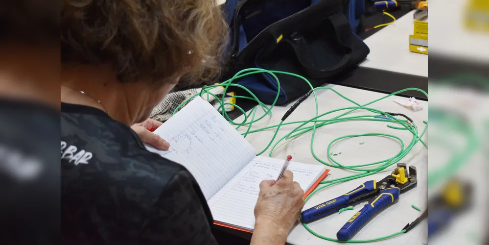 O curso de Noções de Eletricidade Predial vai acontecer entre os dias 9 e 13 de dezembro