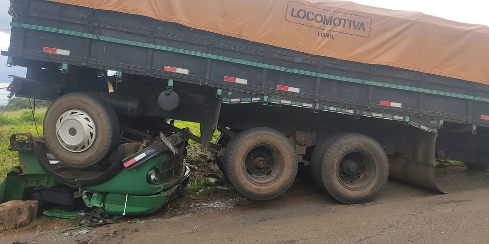 Acidente foi registrado na Estrada do Guairacá, em Guarapuava