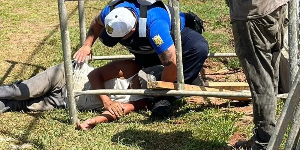 Equipe prestou atendimento inicial ao trabalhador