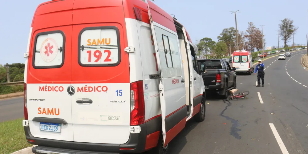 Acidente ocorreu na manhã deste domingo (6), na Avenida Visconde de Taunay
