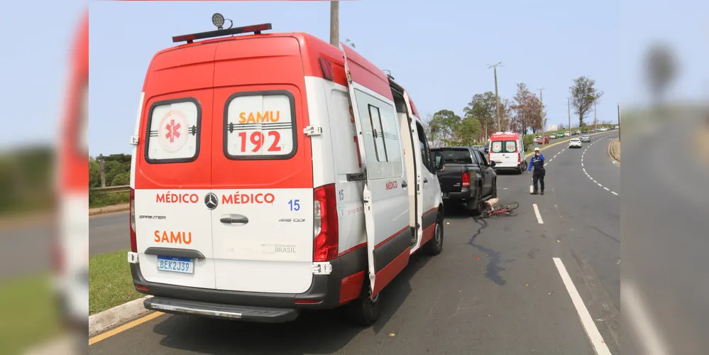 Acidente ocorreu na manhã deste domingo (6), na Avenida Visconde de Taunay