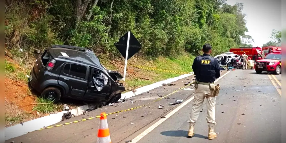 Equipes da Polícia Rodoviária Federal estiveram na ocorrência