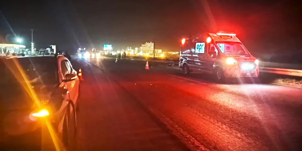 Acidente aconteceu no km 278, no início da noite desta segunda-feira (30)