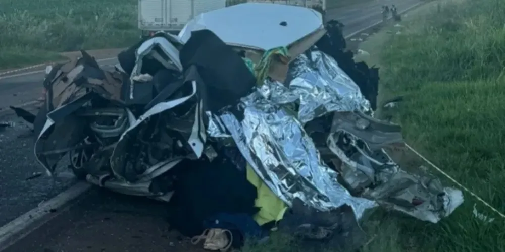 Vítimas estavam num carro modelo Nissan Versa