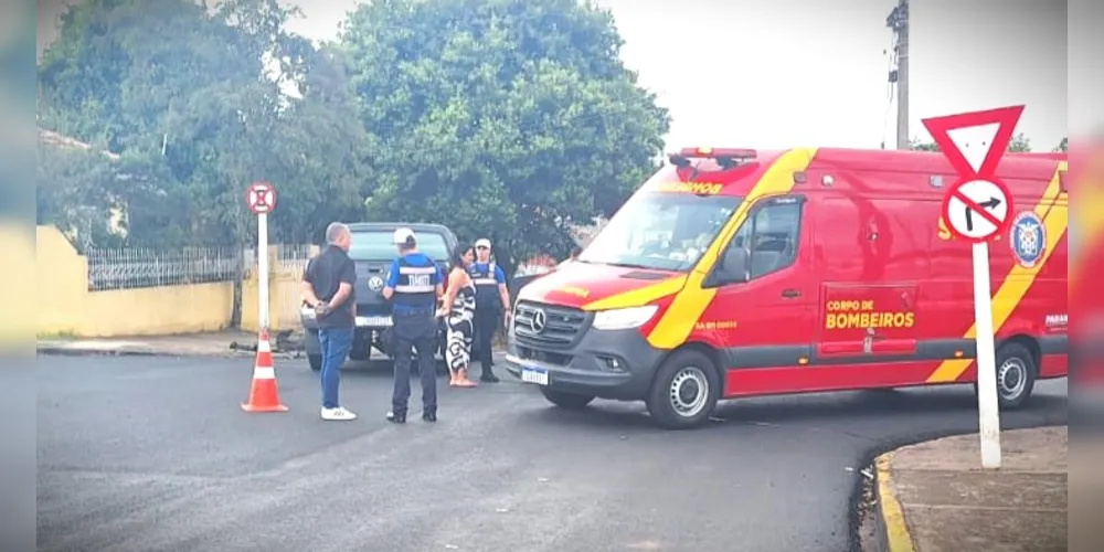 Equipes do Corpo de Bombeiros foram acionadas para o local da ocorrência