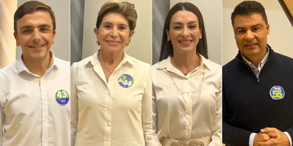 Aliel, Elizabeth, Mabel e Marcelo são candidatos à Prefeitura