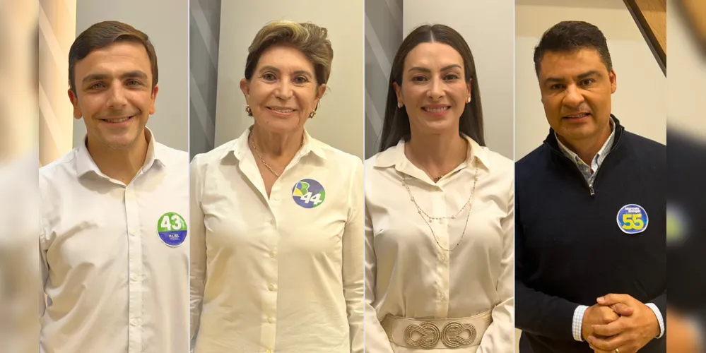 Aliel, Elizabeth, Mabel e Marcelo são candidatos à Prefeitura