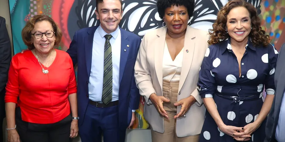 Lídice, Aliel, Margareth e Daniela se reuniram nessa quarta-feira (27)