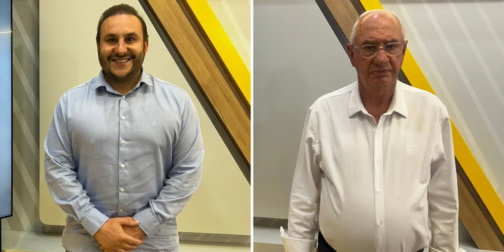 Dois candidatos disputam o cargo de prefeito do município de Castro: Neto Fadel e Doutor Reinaldo