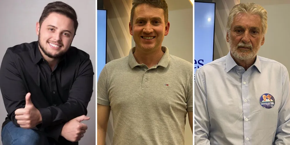 Três candidatos se colocaram à disposição para comandar o Executivo municipal