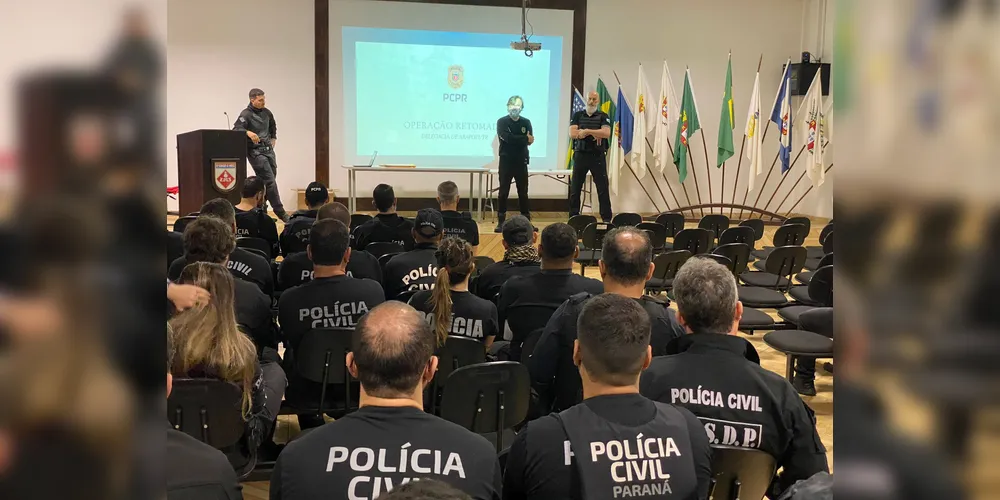 Policiais são mobilizados para ação contra tráfico de drogas em Arapoti