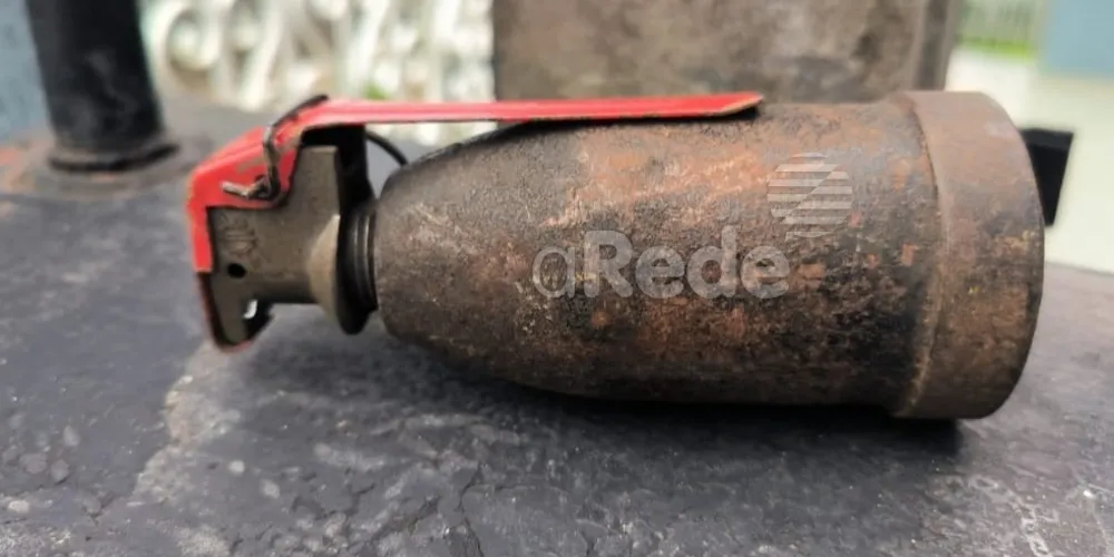 Possível artefato foi encontrado na rua Aventurina