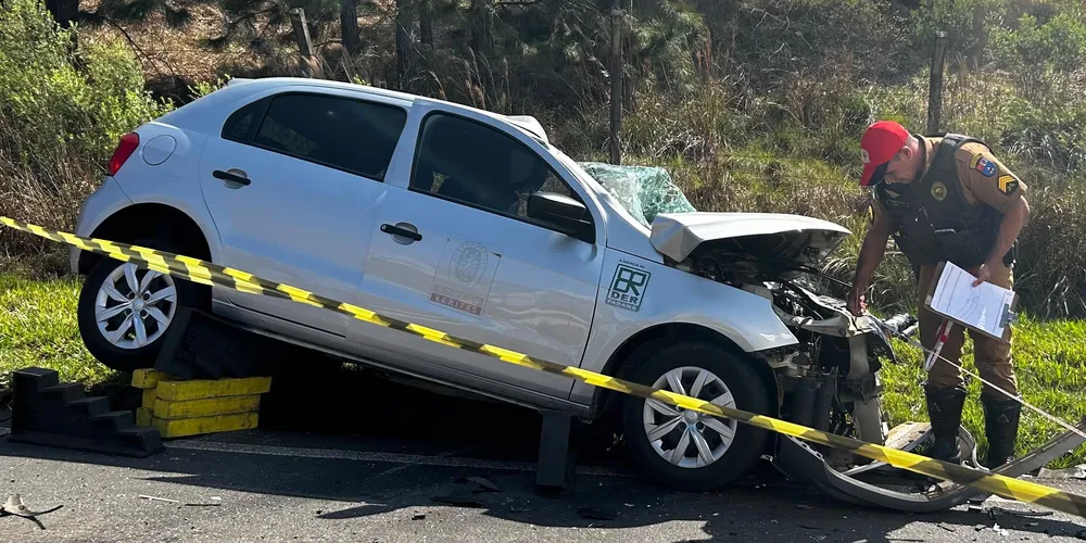 Acidente aconteceu na PR-151, em Ponta Grossa