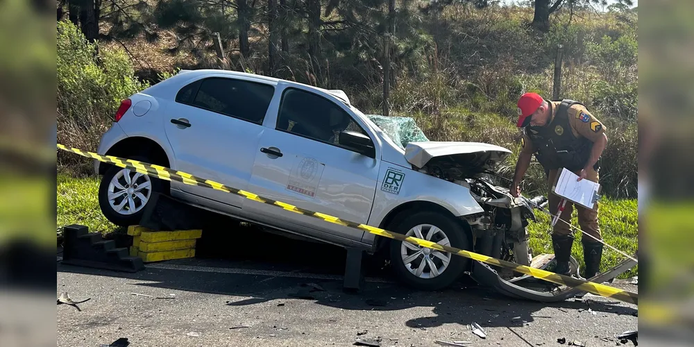 Acidente aconteceu na PR-151, em Ponta Grossa