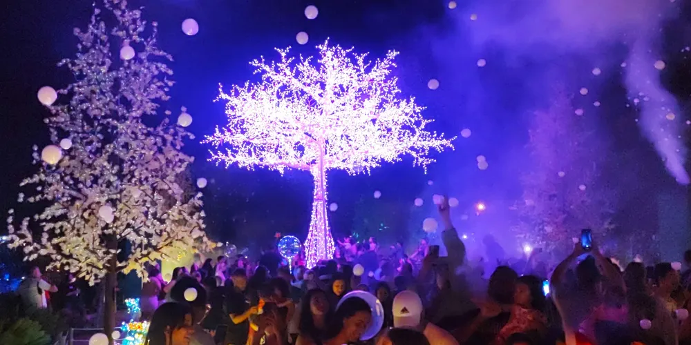 'Árvore da Fé' foi um dos atrativos do natal em 2024