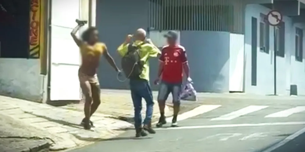 Três pessoas estiveram envolvidas na confusão