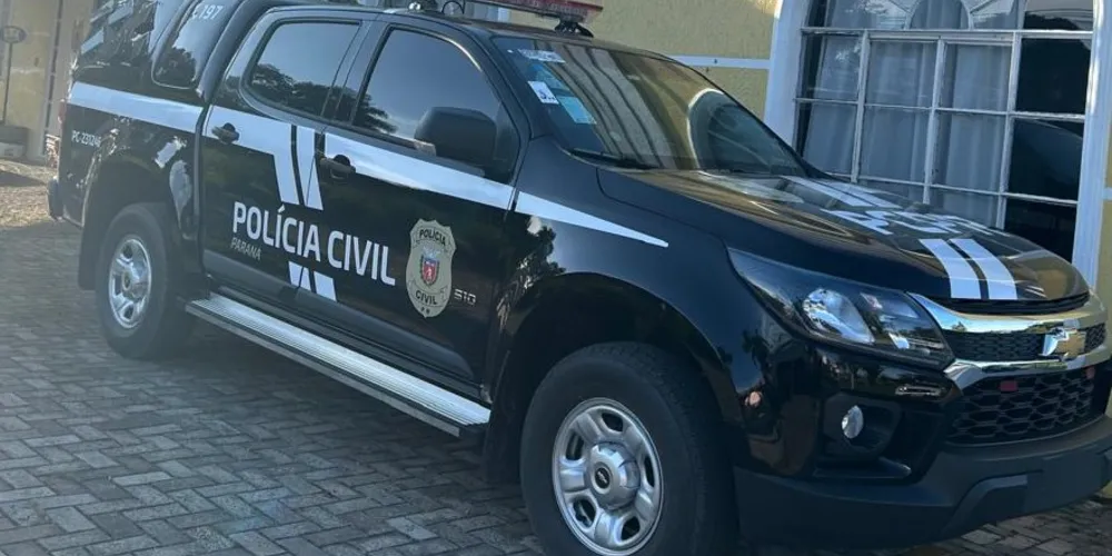 Autor do crime foi levado para a Cadeia Pública de Castro
