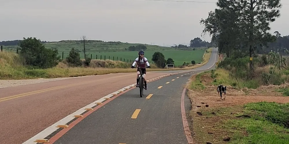 Ciclista morreu na tarde desse sábado (9), em Ponta Grossa