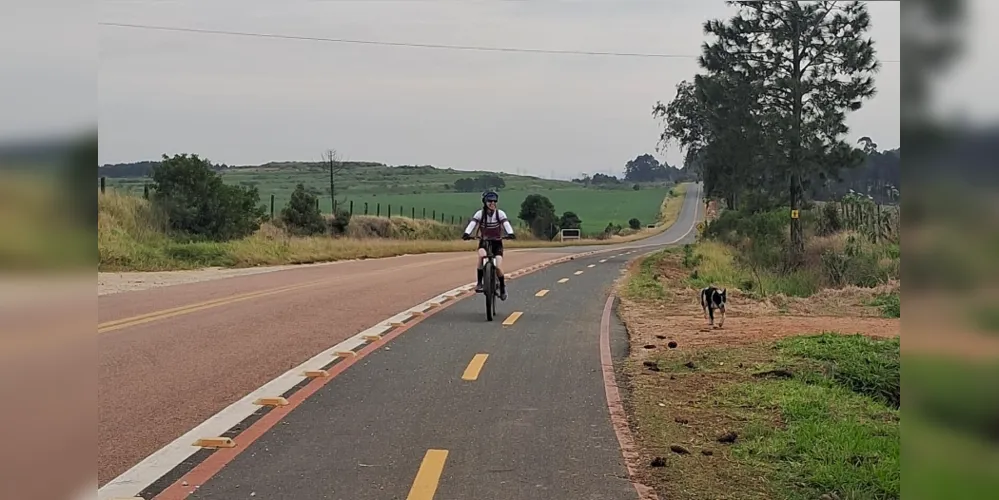 Ciclista morreu na tarde desse sábado (9), em Ponta Grossa