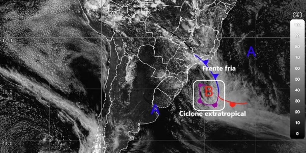 Fenômeno não se intensificou e não traz riscos ao Paraná
