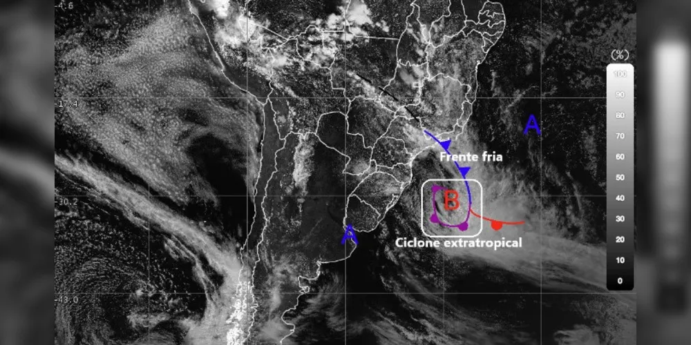 Fenômeno não se intensificou e não traz riscos ao Paraná