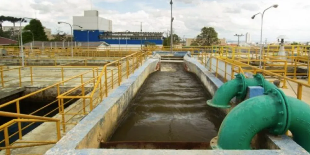 Manutenção emergencial é feita na estação de tratamento de água de Ponta Grossa