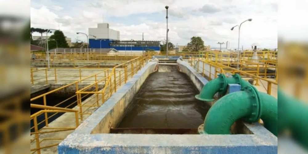 Manutenção emergencial é feita na estação de tratamento de água de Ponta Grossa