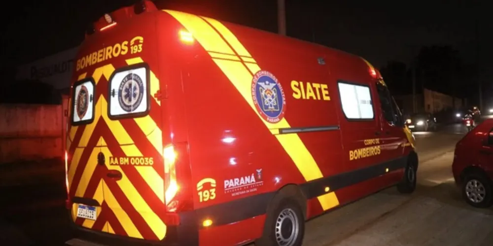 Situação aconteceu por volta das 21 horas desse sábado, em Ponta Grossa