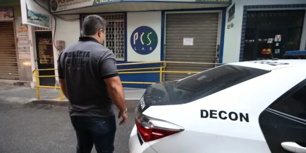 Operação - DECON - Delegacia Especial de Crimes Contra o Consumidor - Laboratório PCS Saleme