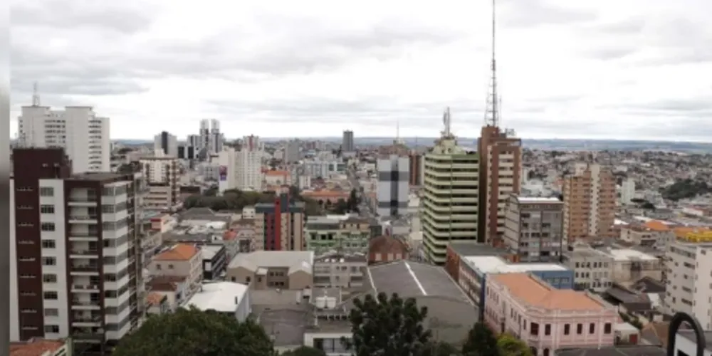 A temperatura mínima, em Ponta Grossa, é de 16°C