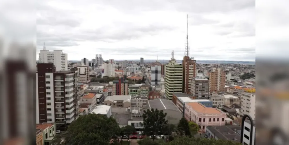 A temperatura mínima, em Ponta Grossa, é de 16°C