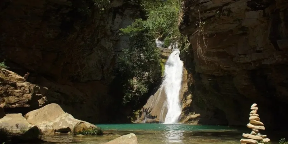 Cachoeira do JK Ecoturismo, onde ocorreu o afogamento